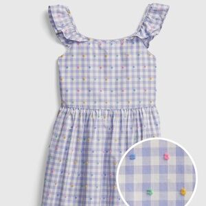 Gap Kids Swiss Dot Gingham Dress - XXL/14
